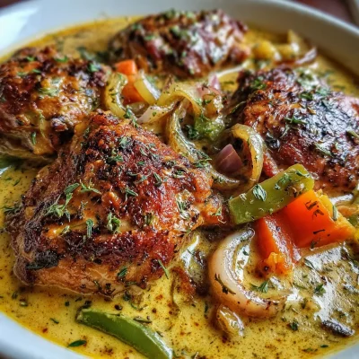 Smothered Chicken Thighs Gravy