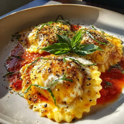 Easy Million Dollar Cheese Ravioli