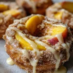 Peach Cobbler Cheesecake Donuts Classic