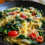 One Pan Spaghetti Chard