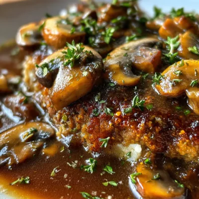 Hamburger Steak Mushroom Gravy