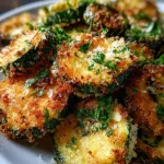 Crispy Parmesan Garlic Zucchini Recipe