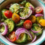 Pickle Juice Cucumber Salad