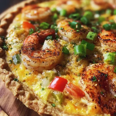 Florida Shrimp Cheddar Pie