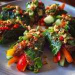 Vegan Thai Basil Beef Roll