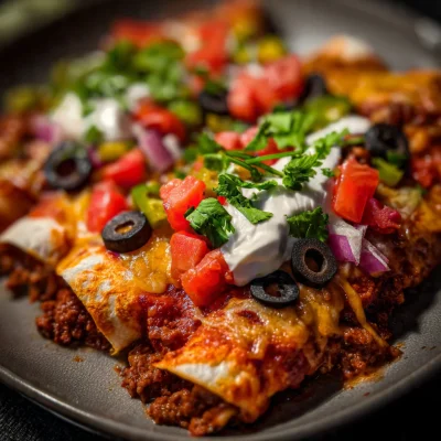 Pizza Enchiladas Pepperoni Beef