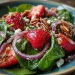 Strawberry Spinach Salad