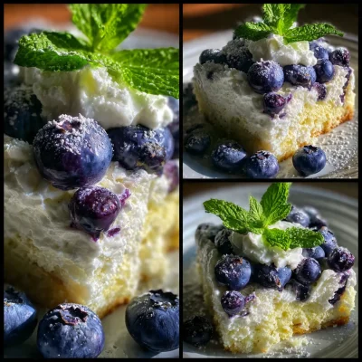 Blueberry Cottage Cheese Cloud