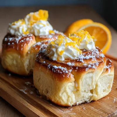 Glazed Orange Rolls