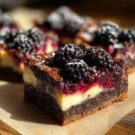 Blackberry Cheesecake Brownies